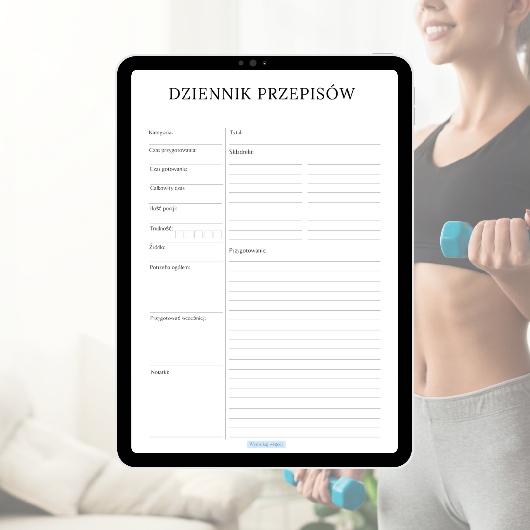 Fit & Focus 365 - Roczny Planer Zdrowia i Wymarzonej Sylwetki